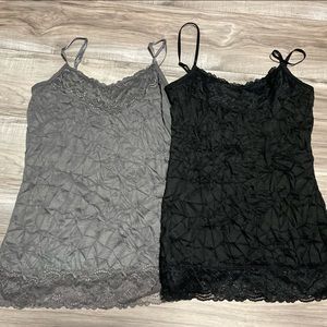 Lace tank tops